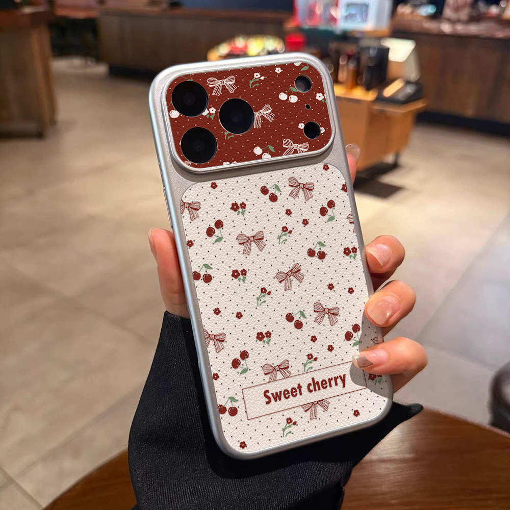 Zoete Kersen Lederen Telefoonh - Phone Cases With Camera Cover recensie en prijs