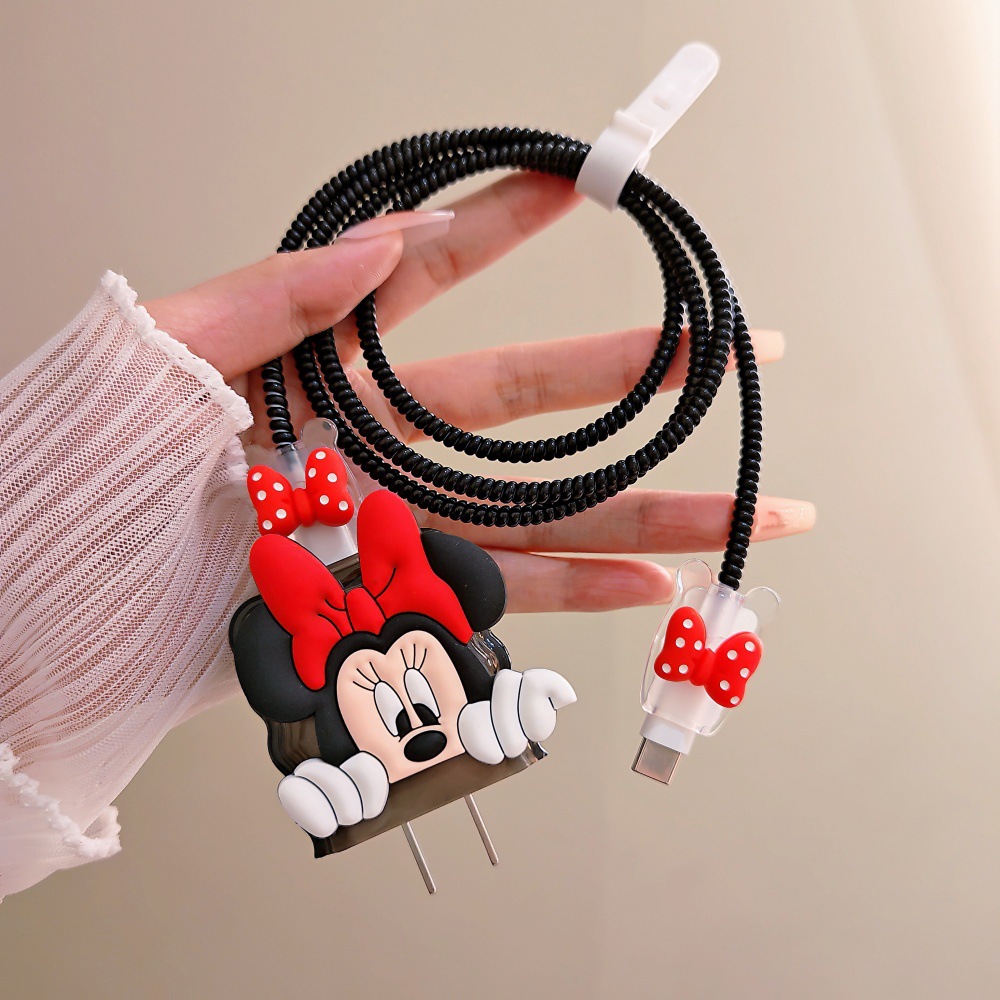 Schattige Mickey Minnie kabelb - Phone Cases Rubber recensie en prijs