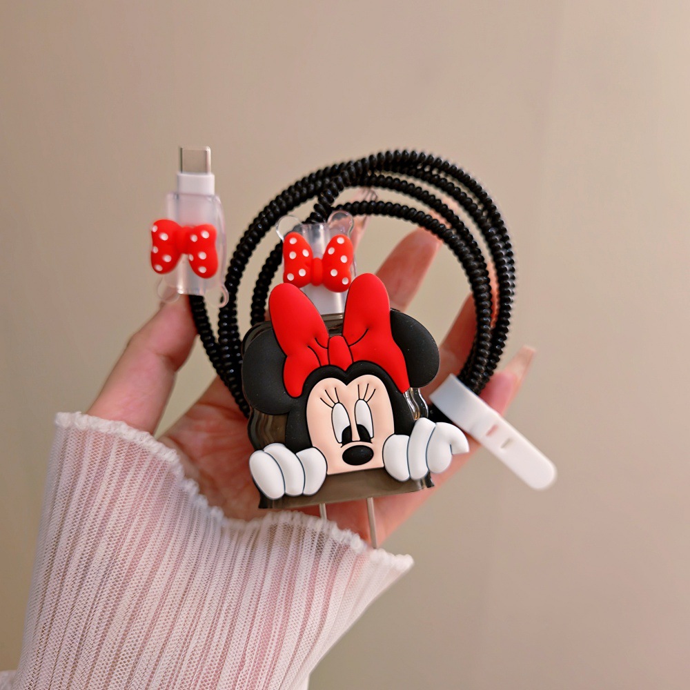 Schattige Mickey Minnie kabelb - Phone Cases Rubber recensie en prijs