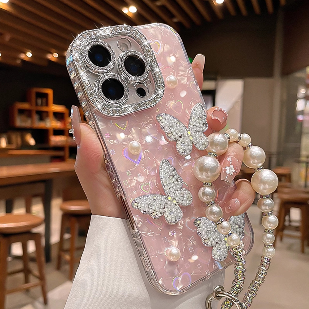 Hartjes Glitter Telefoonhoesje - Phone Cases Best recensie en prijs