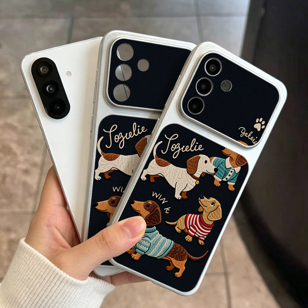 Cartoon Puppy Lederen Telefoon - Phone Cases With Camera Cover recensie en prijs