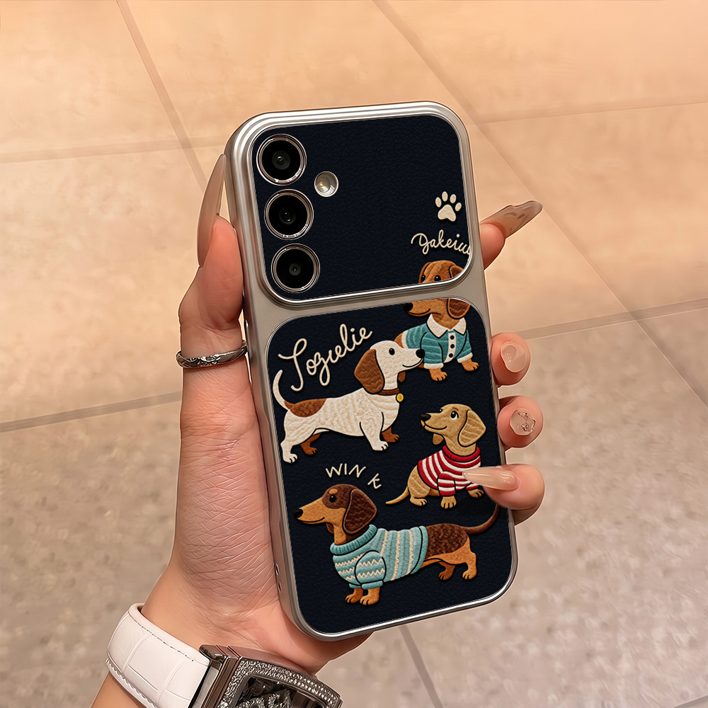 Cartoon Puppy Lederen Telefoon - Phone Cases With Camera Cover recensie en prijs