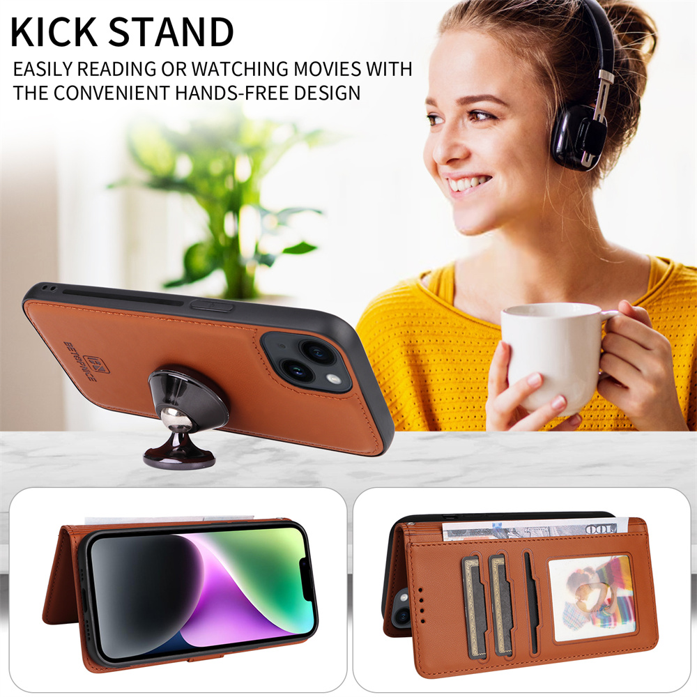 BETOPNICE 2 in 1 afneembare ma - Leather Folio Wallet Case recensie en prijs