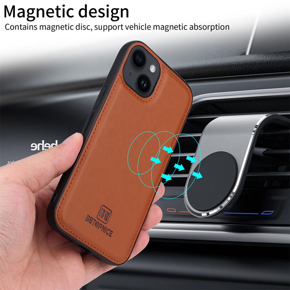 BETOPNICE 2 in 1 afneembare ma - Leather Folio Wallet Case recensie en prijs