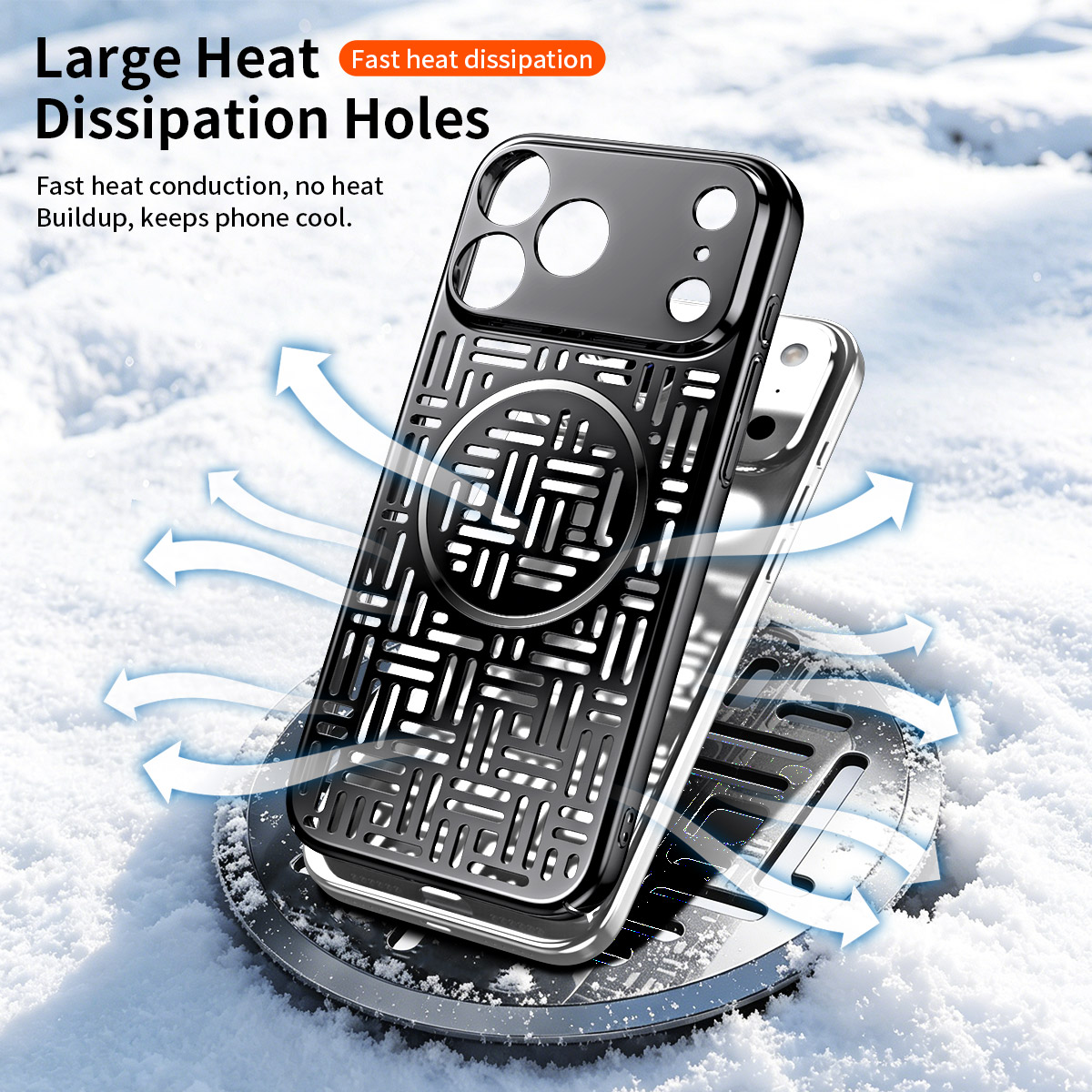 Telefoonhoesje voor iPhone 17  - Heat Dissipation Case recensie en prijs