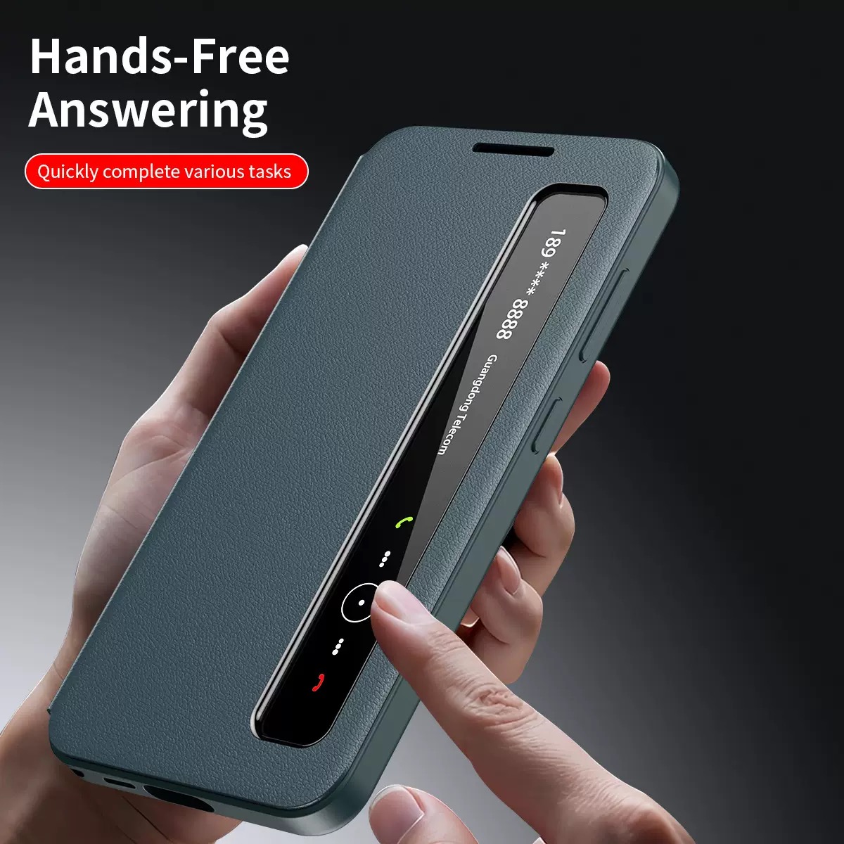 Leren Flip Smart Display Scree - Flip Leather Case recensie en prijs