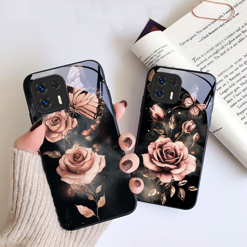 Vlinder Liefde Roze Roos Voor  - Phone Cases Motorola recensie en prijs