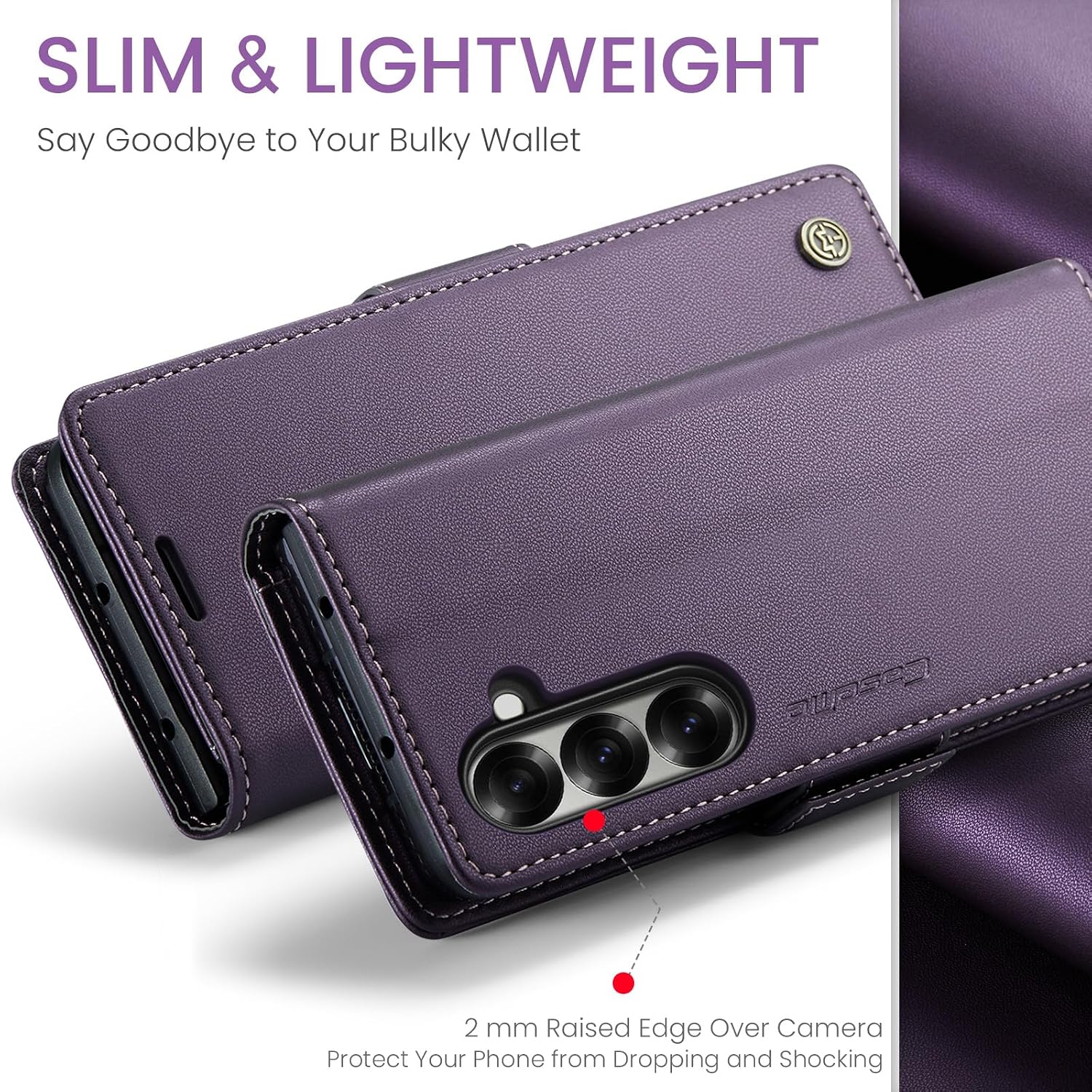 Bestseller Folio Flip RFID Led - Leather Folio Wallet Case recensie en prijs