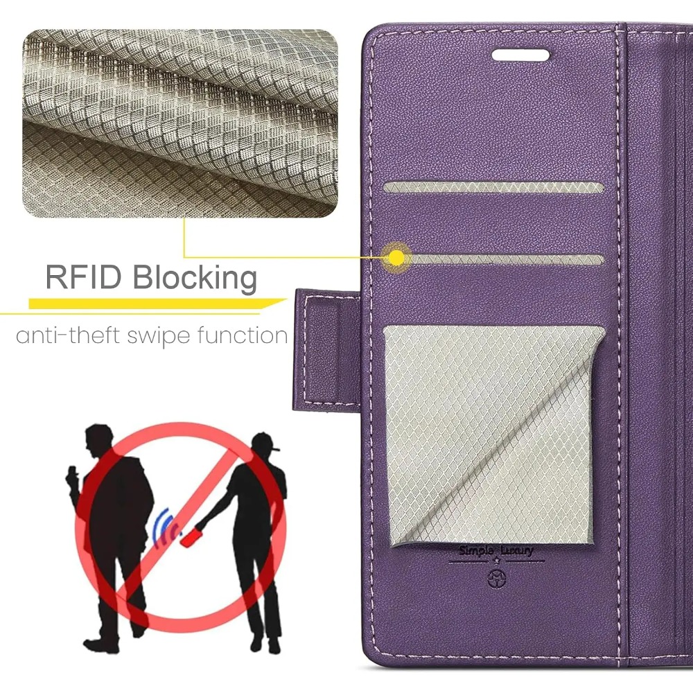 Bestseller Folio Flip RFID Led - Leather Folio Wallet Case recensie en prijs