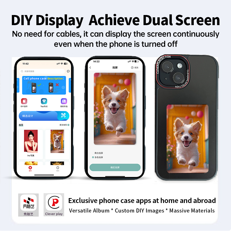 Slimme 3-kleuren E-Ink display - Phone Cases Diy recensie en prijs