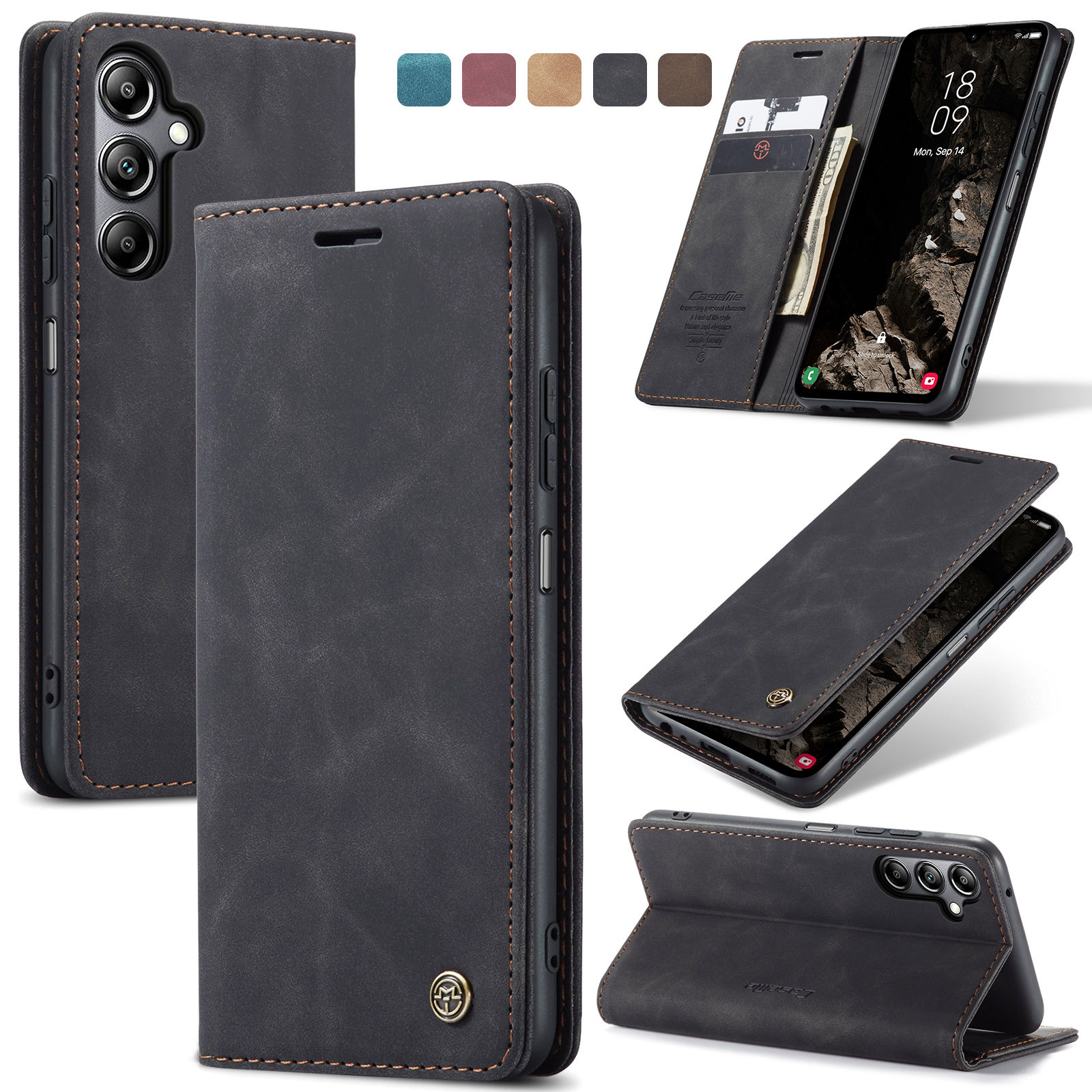 Flip Wallet Case voor Samsung  - Leather Folio Wallet Case recensie en prijs