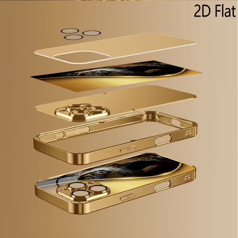 Gehard glas met gouden tijgerp - Phone Cases With Camera Cover recensie en prijs