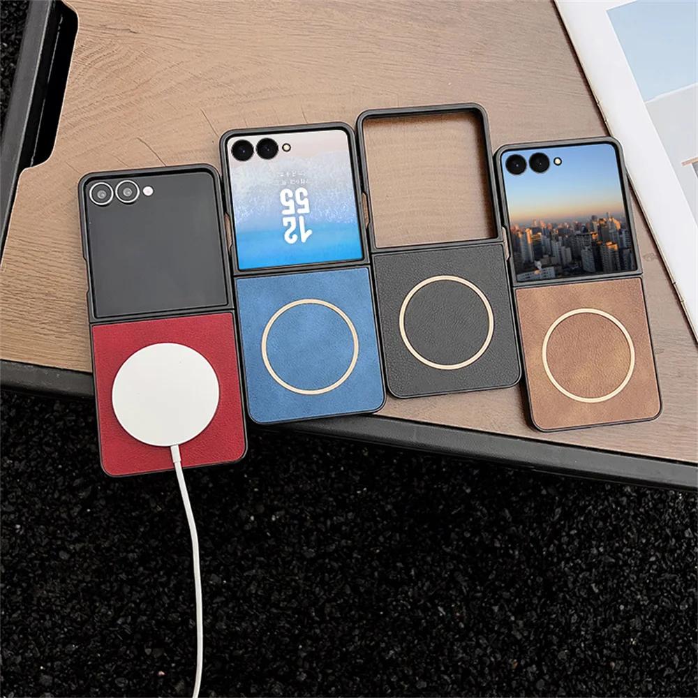 Retro lederen hoesje voor Mags - Flip Leather Case recensie en prijs