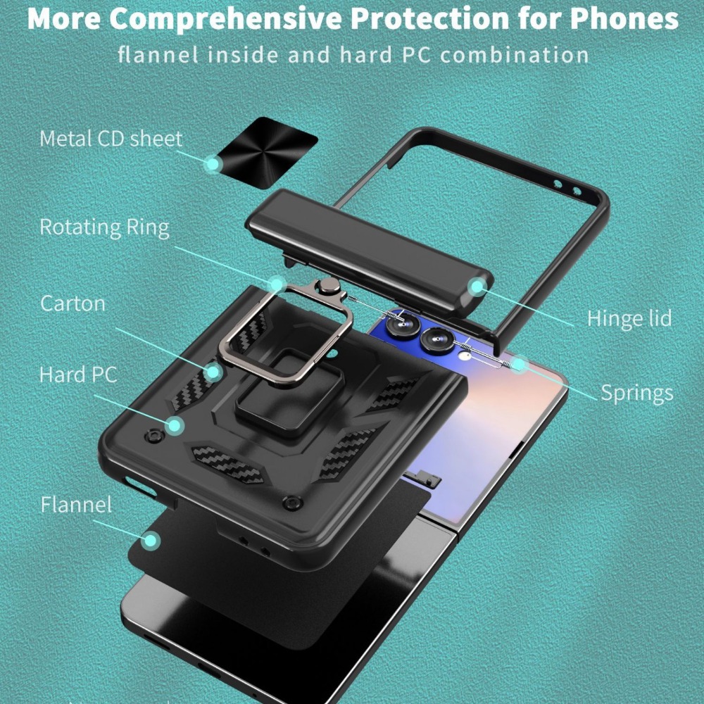 Samsung Galaxy Z Flip 8 7 FE 6 - Military Grade Case recensie en prijs
