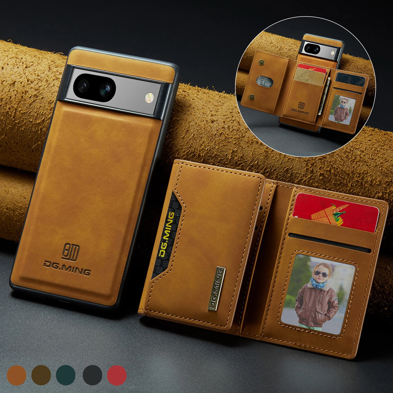Magnetische portemonnee-kaartj - Leather Folio Wallet Case recensie en prijs