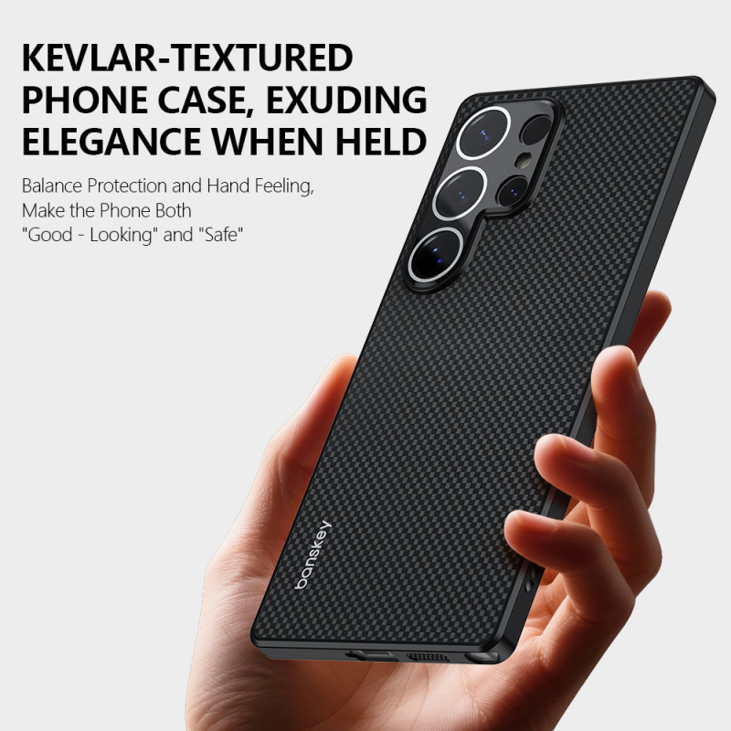Luxe effen matte Kevlar carbon - Heat Dissipation Case recensie en prijs