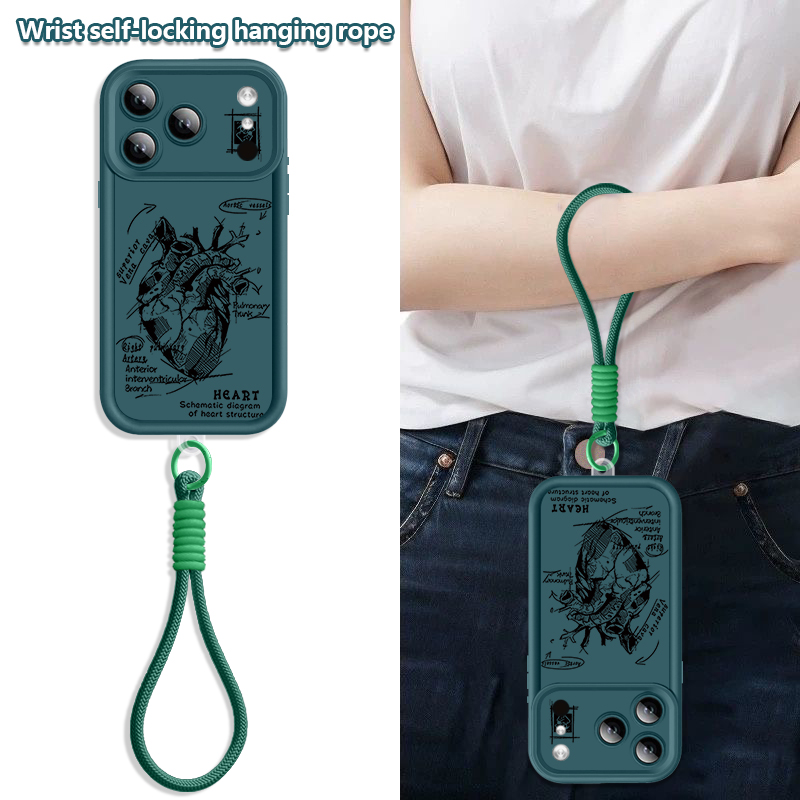 Creatief Hartmodel Patroon Lan - Phone Cases With Straps recensie en prijs