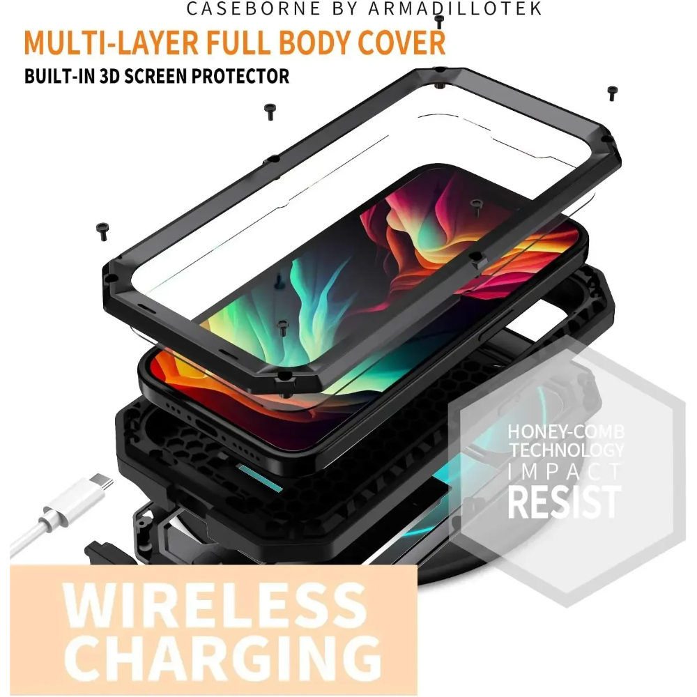 Heavy Duty robuuste metalen be - Military Grade Case recensie en prijs