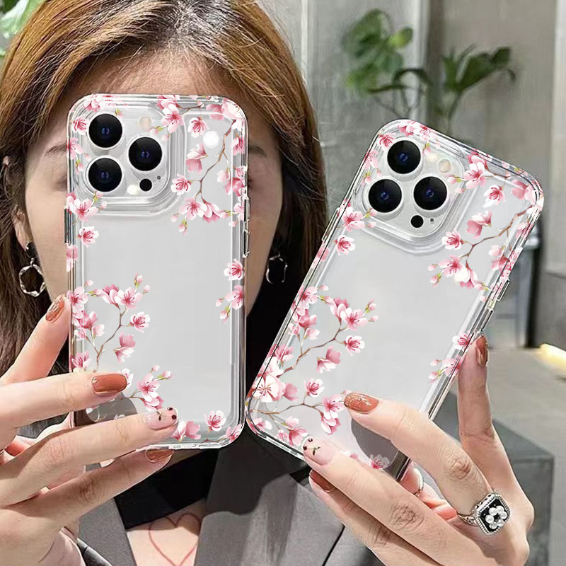 Roze bloem ontwerp transparant - Phone Cases Best recensie en prijs