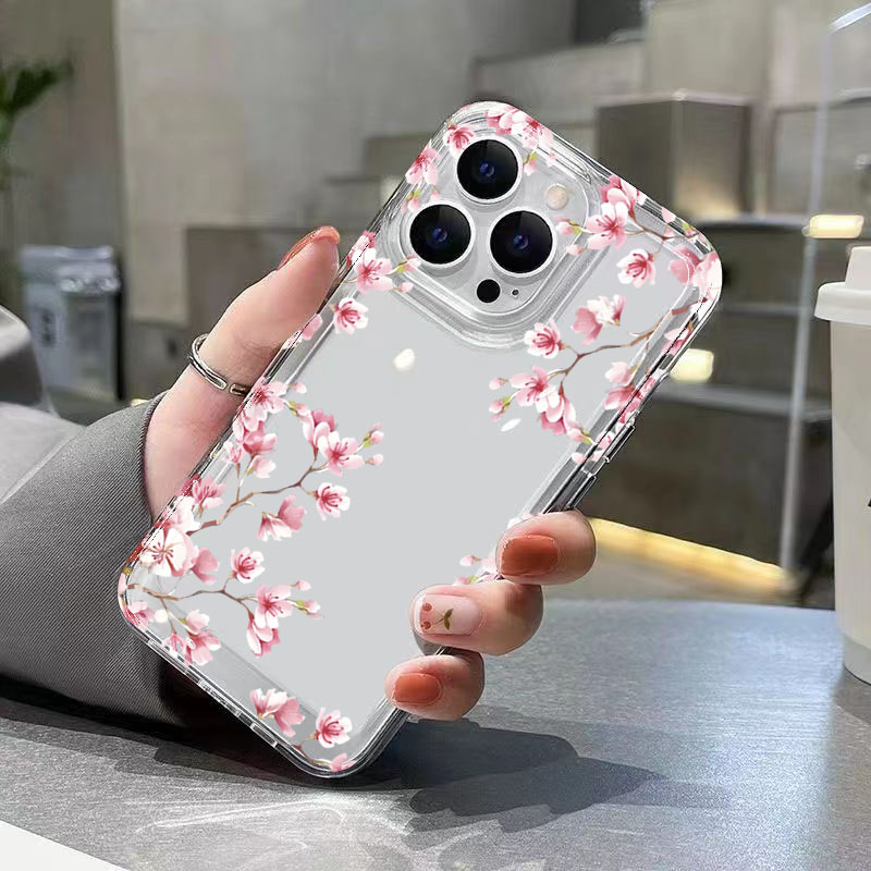 Roze bloem ontwerp transparant - Phone Cases Best recensie en prijs