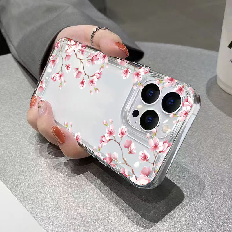 Roze bloem ontwerp transparant - Phone Cases Best recensie en prijs