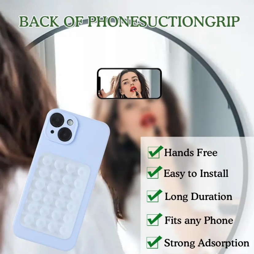 Siliconen zuigtelefoonhouder M - Phone Cases Popular recensie en prijs