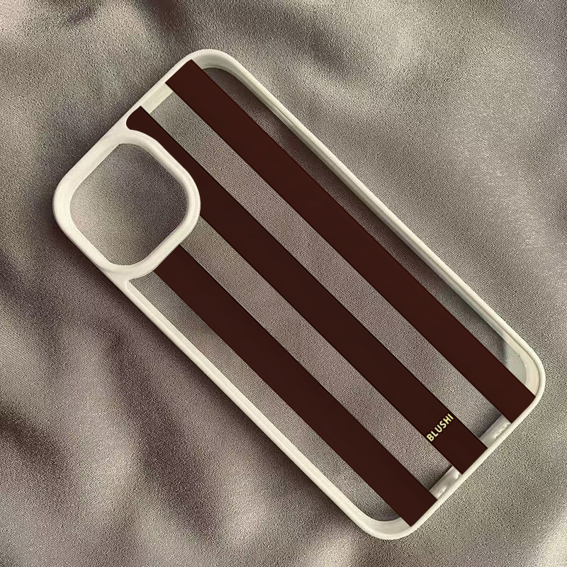 Transparante bruine strepen te - Phone Cases Brown recensie en prijs