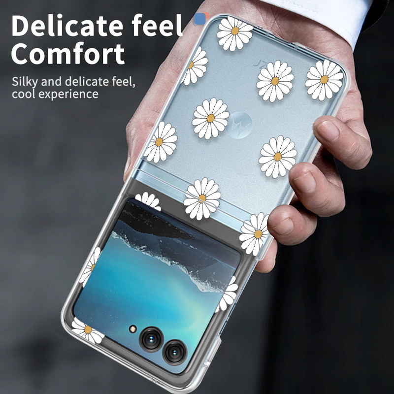 Bloemen Patroon Clear Shockpro - Phone Cases Motorola recensie en prijs