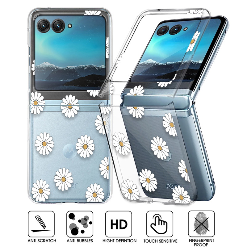 Bloemen Patroon Clear Shockpro - Phone Cases Motorola recensie en prijs