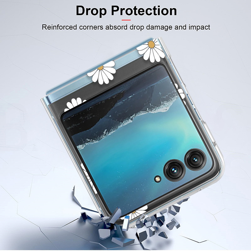 Bloemen Patroon Clear Shockpro - Phone Cases Motorola recensie en prijs