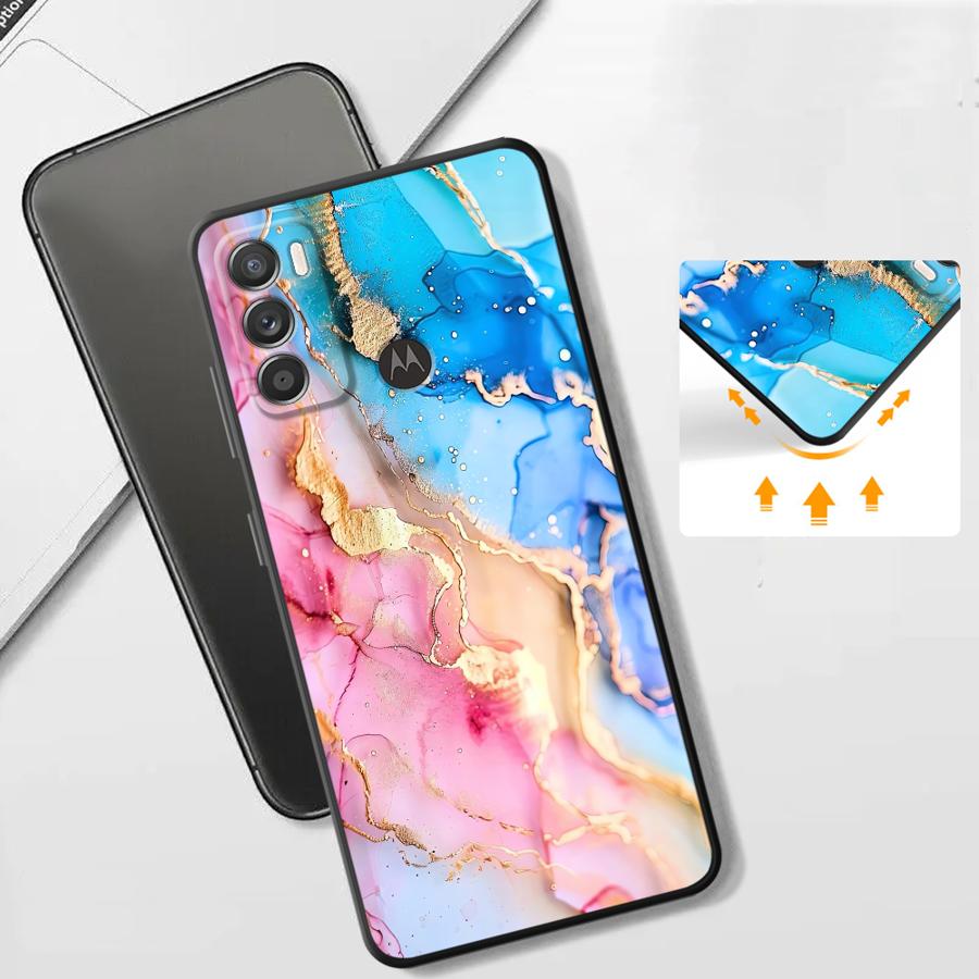 Telefoonhoesje gekleurd marmer - Phone Cases Motorola recensie en prijs