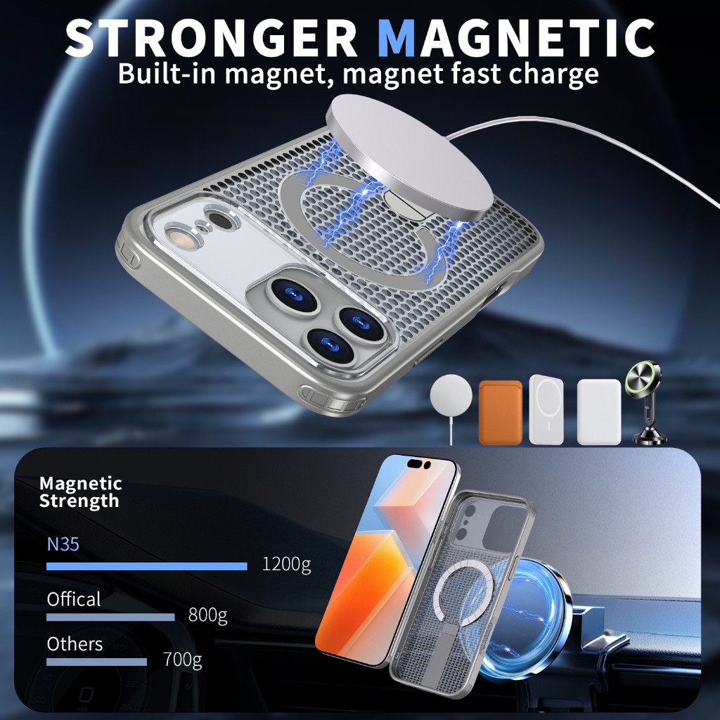 Magsafe Magnetische Warmteafvo - Heat Dissipation Case recensie en prijs