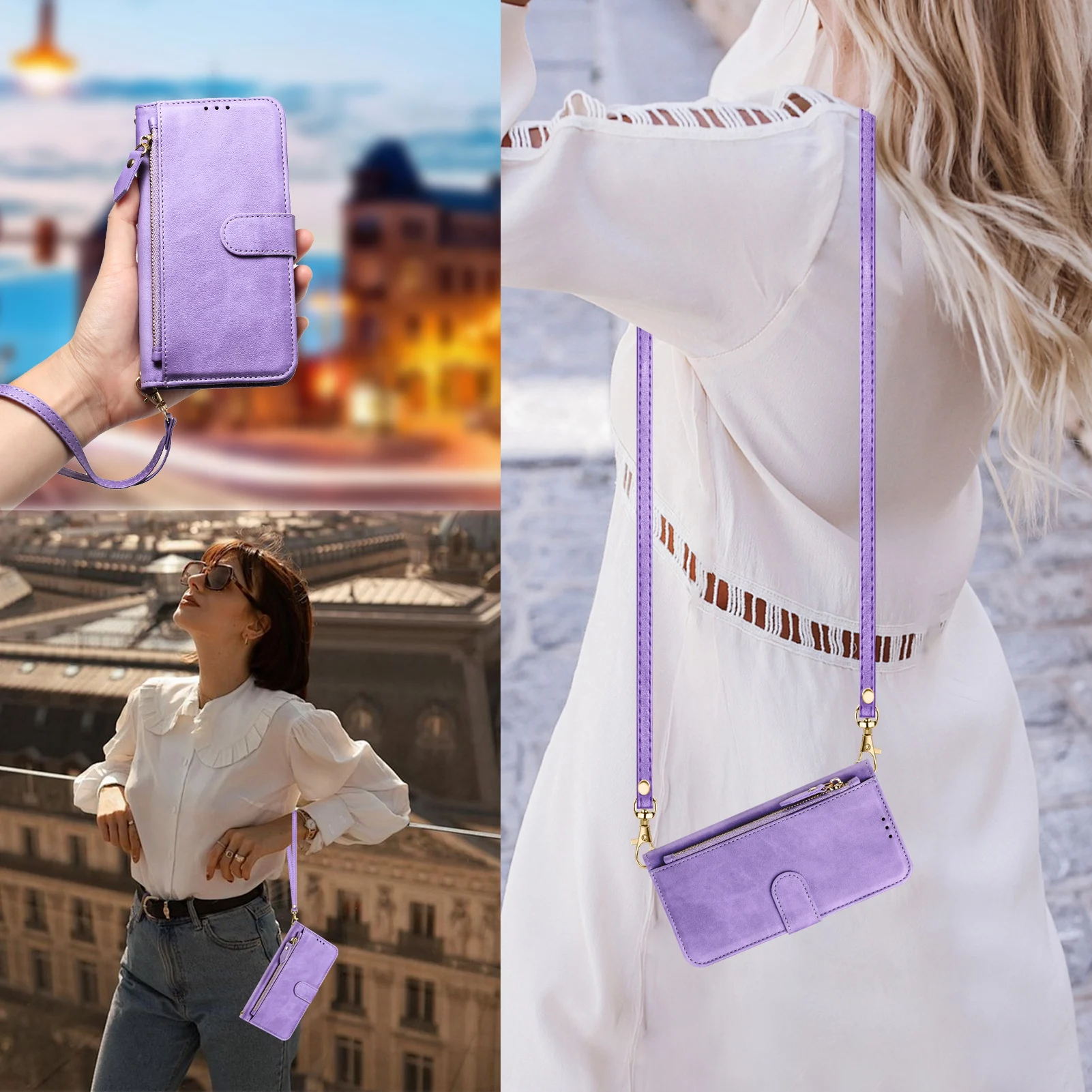 Crossbody Rits Kaarten Solt Le - Flip Leather Case recensie en prijs