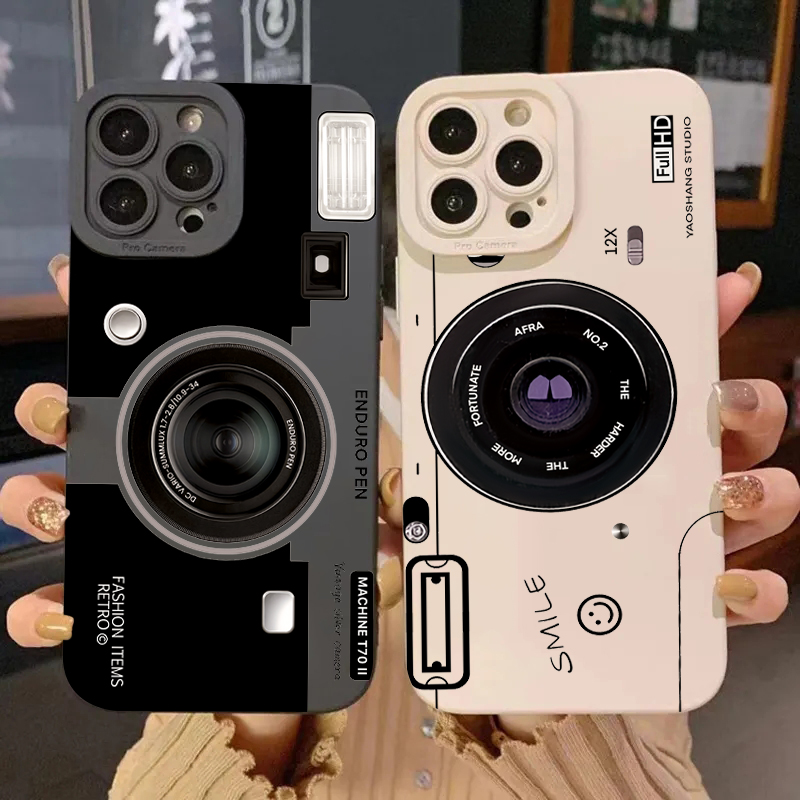 Vintage Camera Siliconen Zacht - Phone Cases With Camera Cover recensie en prijs